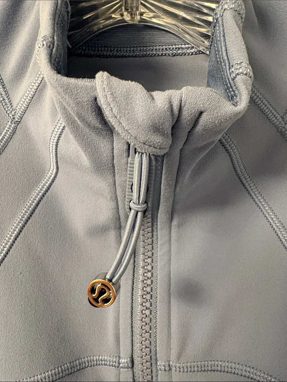 Lululemon Define Cropped Jacket Nulu ~ 6 ~ Blue Willow